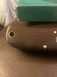 Remington Oct 88 R1128 Trapper Made Of Cocobolo Wood & Two Hand Honed 440 SS Blades Made In The USA Remington Oct 88 R1128 Trapper Made Of Cocobolo Wood & Two Hand Honed 440 SS Blades Made In The USA