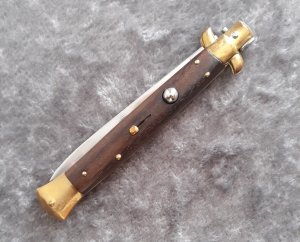 11" Inox Brass/Rosewood made in Italy