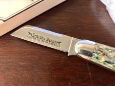 Bulldog (Great Eastern Cutlery SFO) #253110EO Little Jack, LVS Abalone Handle, New (GEC 25) Bulldog (Great Eastern Cutlery SFO) #253110EO Little Jack, LVS Abalone Handle, New (GEC 25)