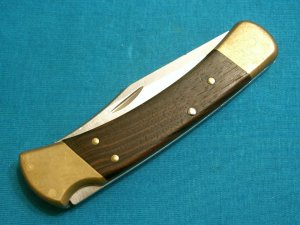 VINTAGE 4 DOT BUCK 110 USA LOCKBACK FOLDING HUNTER HUNTING SKINNING POCKET KNIFE KNIVES
