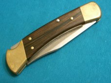 VINTAGE 4 DOT BUCK 110 USA LOCKBACK FOLDING HUNTER HUNTING SKINNING POCKET KNIFE KNIVES