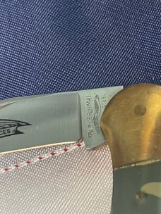 Vintage Parker Lock back Knife w/ Special Forces within a Flying Eagle Blade Etch -Nice one to carry