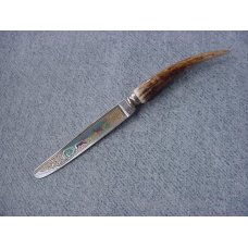 Vintage EXTREMELY RARE RARE (6)Stag Handle Exquisite Dessert/Pastry/Pie Forks & Knives Sets Vintage EXTREMELY RARE RARE (6)Stag Handle Exquisite Dessert/Pastry/Pie Forks & Knives Sets
