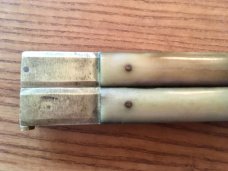 Vintage Brass Balisong Butterfly Knife Probably 50&#39;s Philippines 