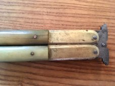 Vintage Brass Balisong Butterfly Knife Probably 50&#39;s Philippines 