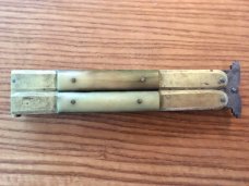 Vintage Brass Balisong Butterfly Knife Probably 50&#39;s Philippines 