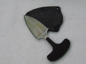 COLD STEEL Taiwan BEST PAL PUSH DAGGER, MINT COND. with SECURE-EX KYDEX SHEATH Neck Knife