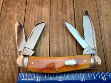 Schatt and Morgan 19th Anniversary Series 4 Blade Sowbelly Smooth Antique Autumn Bone NICE! Schatt and Morgan 19th Anniversary Series 4 Blade Sowbelly Smooth Antique Autumn Bone NICE!