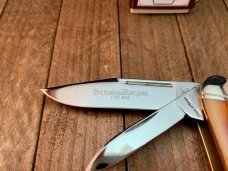 Schatt and Morgan 19th Anniversary Series 4 Blade Sowbelly Smooth Antique Autumn Bone NICE! Schatt and Morgan 19th Anniversary Series 4 Blade Sowbelly Smooth Antique Autumn Bone NICE!