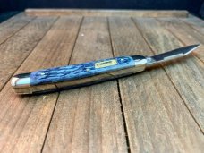 Coleman Seki Japan Half Whittler Blue Jigged Bone Coleman Seki Japan Half Whittler Blue Jigged Bone