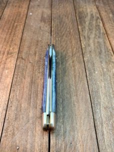 Coleman Seki Japan Half Whittler Blue Jigged Bone Coleman Seki Japan Half Whittler Blue Jigged Bone
