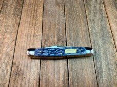 Coleman Seki Japan Half Whittler Blue Jigged Bone Coleman Seki Japan Half Whittler Blue Jigged Bone
