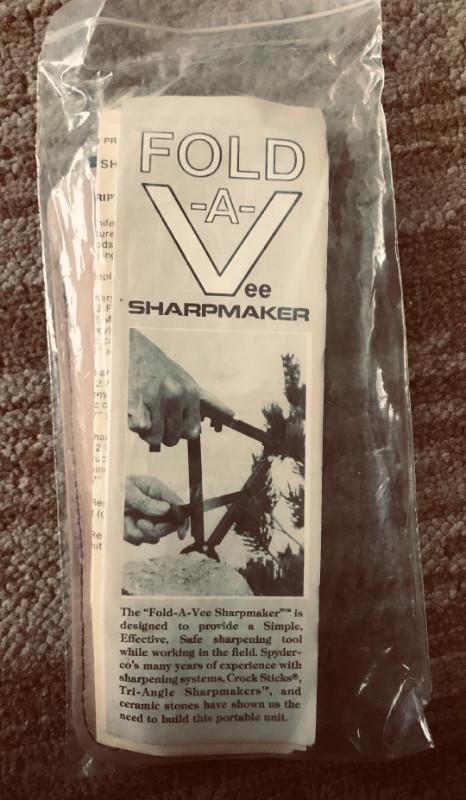 Spyderco Fold-A-Vee Sharpmaker, Original new in package!