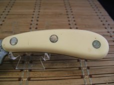 IMPERTAL 432 U.S.A. USED VINTAGE FRONTIER CARBON STEEL FIXED BLASE HUNTING & SKINNING KNIFE & SHEATH IMPERTAL 432 U.S.A. USED VINTAGE FRONTIER CARBON STEEL FIXED BLASE HUNTING & SKINNING KNIFE & SHEATH