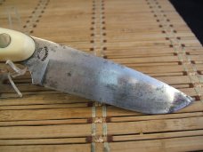 IMPERTAL 432 U.S.A. USED VINTAGE FRONTIER CARBON STEEL FIXED BLASE HUNTING & SKINNING KNIFE & SHEATH IMPERTAL 432 U.S.A. USED VINTAGE FRONTIER CARBON STEEL FIXED BLASE HUNTING & SKINNING KNIFE & SHEATH