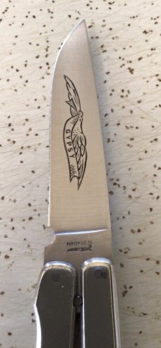 VINTAGE SMOOTH BONE/STAG PARKER CUT CO JAPAN “GYPSY” BUTTERFLY KNIFE / NOS/ BEAUTIFUL PIECE VINTAGE SMOOTH BONE/STAG PARKER CUT CO JAPAN “GYPSY” BUTTERFLY KNIFE / NOS/ BEAUTIFUL PIECE