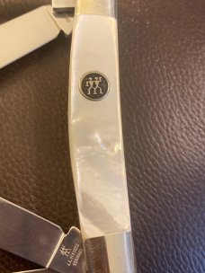 J A Henckels Solingen Germany Mother Of Pearl Congress Limited Edition #27 Wit 5 Blades Like New J A Henckels Solingen Germany Mother Of Pearl Congress Limited Edition #27 Wit 5 Blades Like New