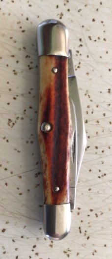 VINTAGE RED BONE/STAG CASE XX 1965-1969 5383 WHITTLER POCKET KNIFE VINTAGE RED BONE/STAG CASE XX 1965-1969 5383 WHITTLER POCKET KNIFE