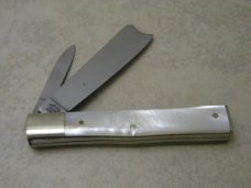 Fight&#39;n Rooster Solingen Germany Pearl Tar Heel Cutlery Club 1980 Pillbuster Knife