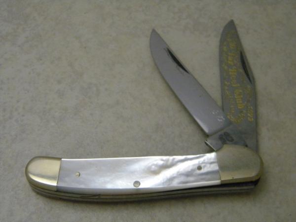 Fight&#39;n Rooster Solingen Germany Pearl The Tar Heel Club 1979 Copperhead Knife