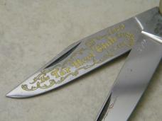 Fight&#39;n Rooster Solingen Germany Pearl The Tar Heel Club 1979 Copperhead Knife