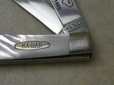 Ka-Bar Olean NY Pearl 10th Anniv. Tar Heel Show 1985 Trapper Knife Ka-Bar Olean NY Pearl 10th Anniv. Tar Heel Show 1985 Trapper Knife