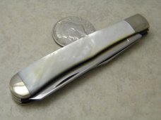 Ka-Bar Olean NY Pearl 10th Anniv. Tar Heel Show 1985 Trapper Knife Ka-Bar Olean NY Pearl 10th Anniv. Tar Heel Show 1985 Trapper Knife
