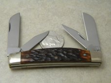 Kabar Olean NY Pearl Tar Heel Cutlery Club 1986 Bone Congress Knife Kabar Olean NY Pearl Tar Heel Cutlery Club 1986 Bone Congress Knife