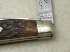 Kabar Olean NY Pearl Tar Heel Cutlery Club 1986 Bone Congress Knife Kabar Olean NY Pearl Tar Heel Cutlery Club 1986 Bone Congress Knife