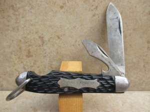 "Kinney Shoes" easy opener  by Syracuse Knife Company 