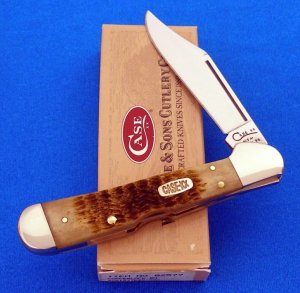 CASE XX USA 61549 L Butternut Bone LARGE COPPERLOCK Knife 1998 MIB