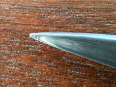 Vintage Spanish Stiletto Switchblade, 11 Inch, Marked "J.B. INOX", Working Safety, Used Vintage Spanish Stiletto Switchblade, 11 Inch, Marked "J.B. INOX", Working Safety, Used