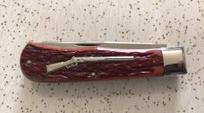 VINTAGE BONE WINCHESTER 1992 #291031/2 LARGE/JUMBO TRAPPER/“RIFLE SERIES”/ “SWEET 2 THE BONE” VINTAGE BONE WINCHESTER 1992 #291031/2 LARGE/JUMBO TRAPPER/“RIFLE SERIES”/ “SWEET 2 THE BONE”