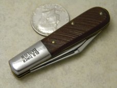 Ulster USA 10OT Old Timer Prince Albert Tobacco Tin Saw Cut Delrin Barlow Knife c.1960&#39;s