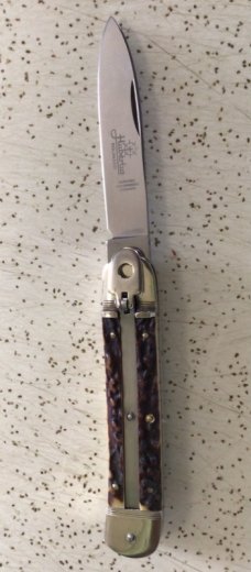 VINTAGE STAG HUBERTUS GERMANY LEVER LOCK SWITCHBLADE/PLUS a EXTRA PIECE VINTAGE STAG HUBERTUS GERMANY LEVER LOCK SWITCHBLADE/PLUS a EXTRA PIECE