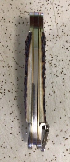 VINTAGE STAG HUBERTUS GERMANY LEVER LOCK SWITCHBLADE/PLUS a EXTRA PIECE VINTAGE STAG HUBERTUS GERMANY LEVER LOCK SWITCHBLADE/PLUS a EXTRA PIECE