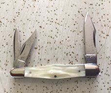 ANTIQUE/VINTAGE CASE TESTED XX  YELLOW MOTHER OF PEARL WHITTLER POCKET KNIFE 
