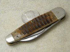 Case USA 1989 NKCA Club Knife ROG 62070 SS Rogers Bone Large Sleeveboard Case USA 1989 NKCA Club Knife ROG 62070 SS Rogers Bone Large Sleeveboard