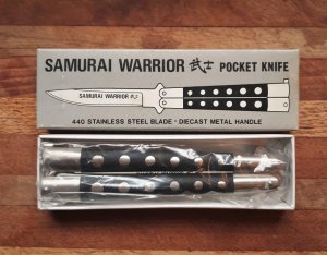 Vintage 80&#39;s Valor &#34;Samurai Warrior&#34; Mint/NOS with box