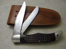 Case XX Stainless USA 6 Dot Wood 6265 SAB Folding Hunter Knife w/Leather Pouch 1974 Case XX Stainless USA 6 Dot Wood 6265 SAB Folding Hunter Knife w/Leather Pouch 1974
