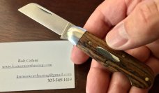 Great Eastern Cutlery Tidioute #253115EO Little Jack, Exotic Bocote Wood Handle, Used (GEC 25) Great Eastern Cutlery Tidioute #253115EO Little Jack, Exotic Bocote Wood Handle, Used (GEC 25)