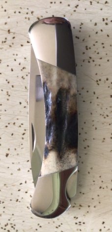 VINTAGE STAG BUCK 500 USA 2000 LOCKBACK POCKET KNIFE & SHEATH/OVER THE TOP “MINT”/“PURE SWEETNESS “