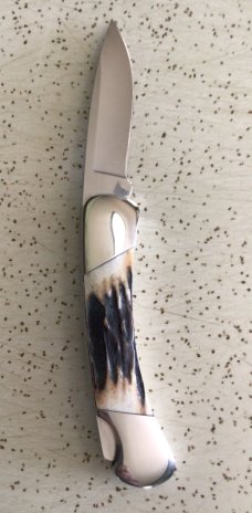 VINTAGE STAG BUCK 500 USA 2000 LOCKBACK POCKET KNIFE & SHEATH/OVER THE TOP “MINT”/“PURE SWEETNESS “ VINTAGE STAG BUCK 500 USA 2000 LOCKBACK POCKET KNIFE & SHEATH/OVER THE TOP “MINT”/“PURE SWEETNESS “