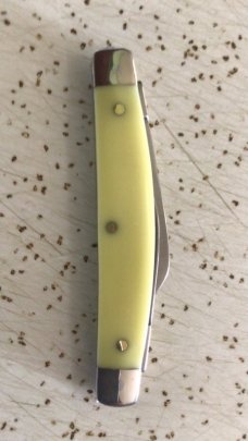 VINTAGE CAMILLUS USA #709 YELLO-JAKET POCKET KNIFE/NOS/ BEAUTIFUL. PIECE VINTAGE CAMILLUS USA #709 YELLO-JAKET POCKET KNIFE/NOS/ BEAUTIFUL. PIECE