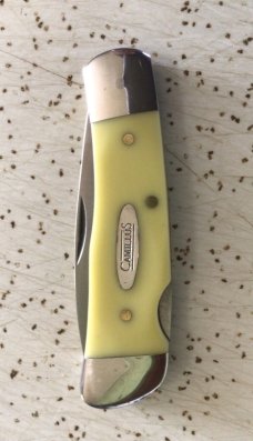 VINTAGE CAMILLUS USA #715 YELLO-JACKET LOCKBACK POCKET KNIFE/NOS/ “SWEET “ VINTAGE CAMILLUS USA #715 YELLO-JACKET LOCKBACK POCKET KNIFE/NOS/ “SWEET “
