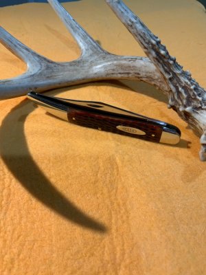 Case XX  U.S.A. 61093 1965-69 Red Bone Toothpick Knife 