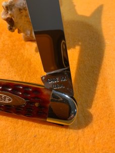 Case XX U.S.A. 61093 1965-69 Red Bone Toothpick Knife Case XX U.S.A. 61093 1965-69 Red Bone Toothpick Knife