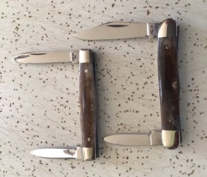 VINTAGE BONE CASE XX 1979 A62042 & 1981 A6208 “APPALOOSA”  POCKET KNIVES/  SWEET PIECES 