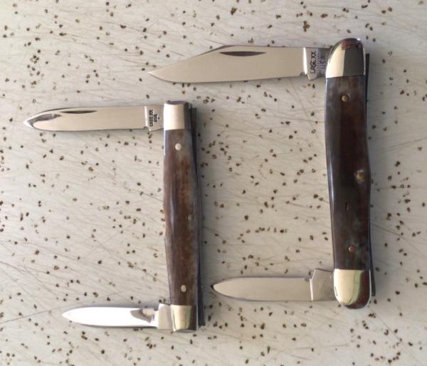 VINTAGE BONE CASE XX 1979 A62042 & 1981 A6208 “APPALOOSA” POCKET KNIVES
