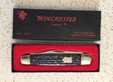 VINTAGE BONE WINCHESTER USA 1988 #29131/2 “MOOSE” POCKET KNIFE/ NOS/ GORGEOUS PIECE VINTAGE BONE WINCHESTER USA 1988 #29131/2 “MOOSE” POCKET KNIFE/ NOS/ GORGEOUS PIECE